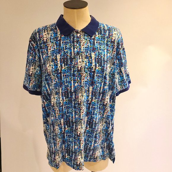 Robert Graham Other - Robert Graham Men's Short Sleeve Printed Polo Shirt